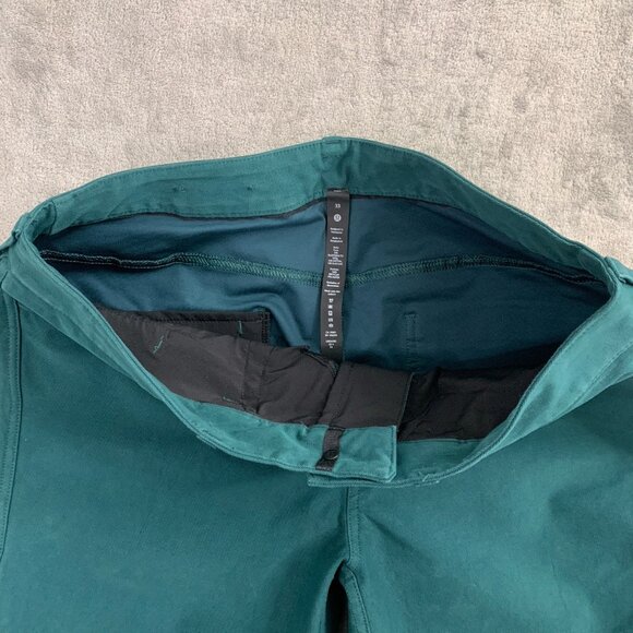 Lululemon ABC Relaxed-Fit Cropped Pant Mens 33x26” Utilitech Green Jasper Preppy - Picture 10 of 14